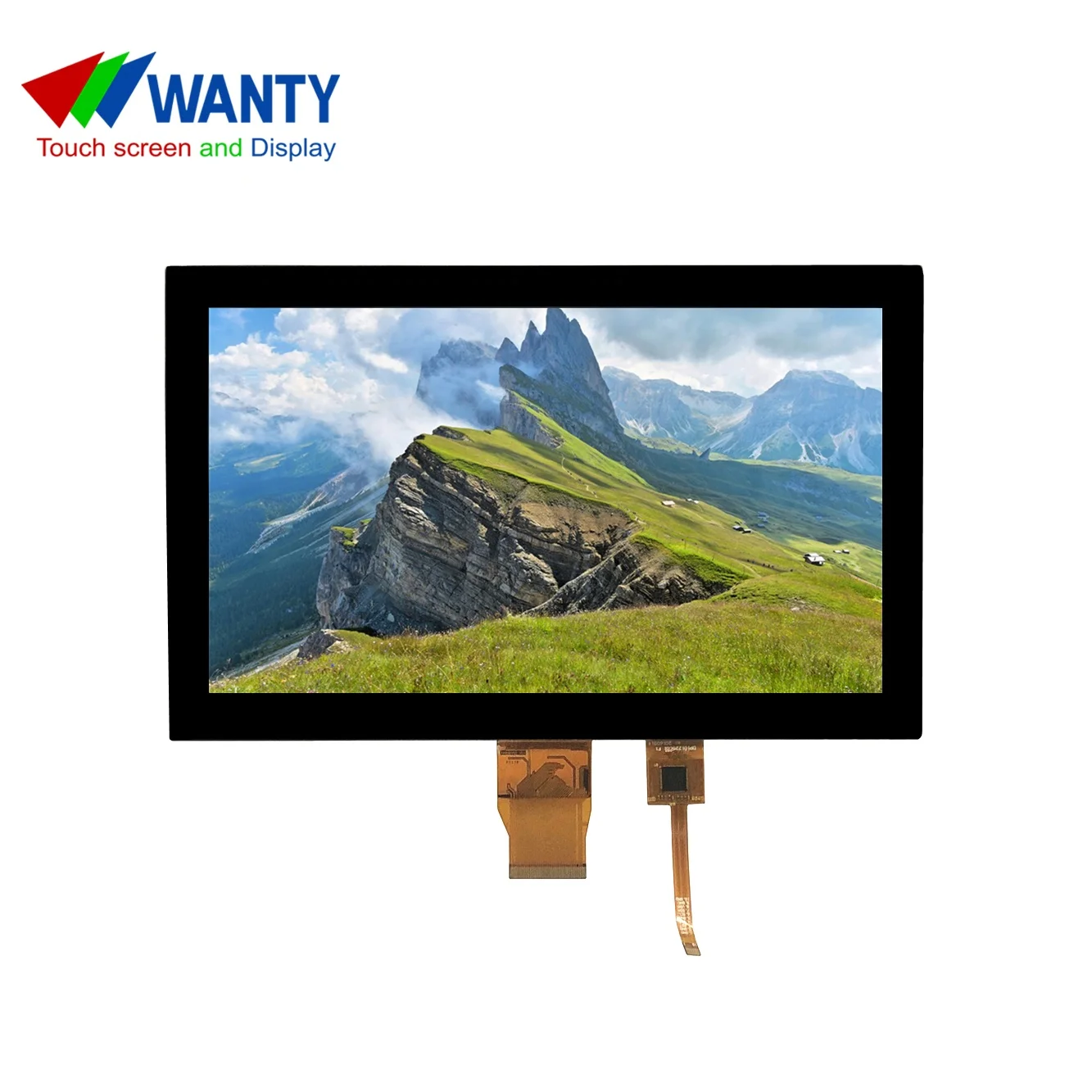 10.1 Inch 10 Pin I2C Capacitive Touchscreen 1024*600 TFT IPS 50 Pin RGB 350 Cd/m2 LCD Touch Display