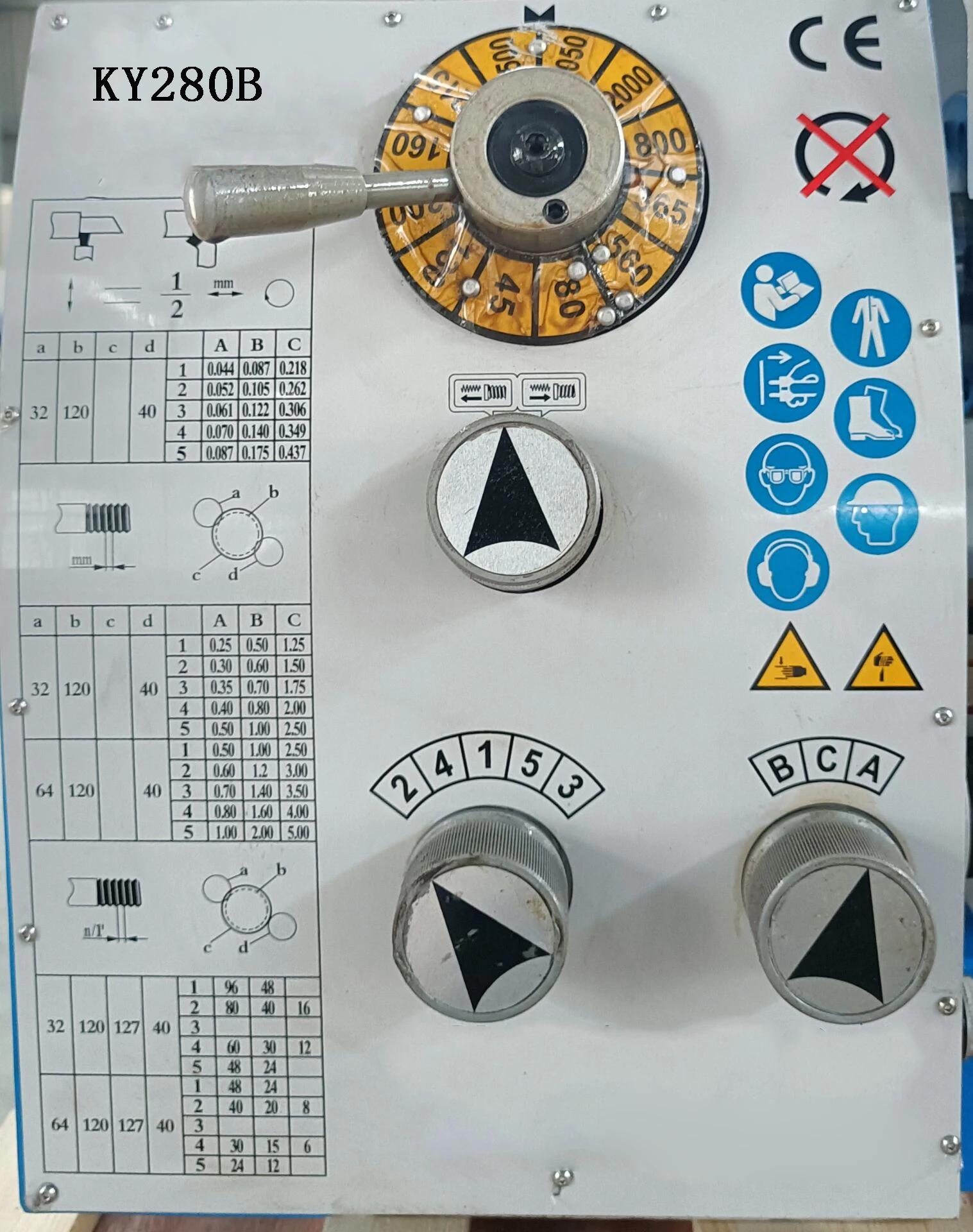 Hot Selling Easy Maintenance Brushless Motor Mini Manual Metal Lathe Machines Low Price( KY280B )