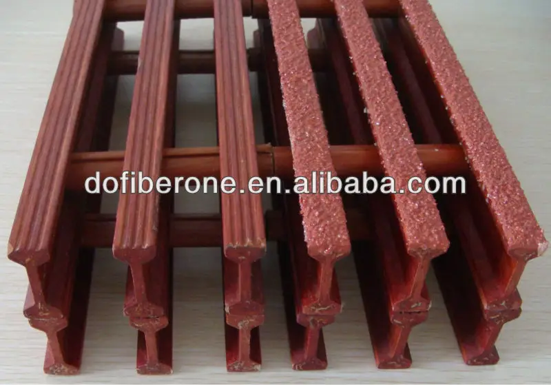 fiberglass grating frp grating grp grating pultrusion 25-30-38-50mm T I-bar