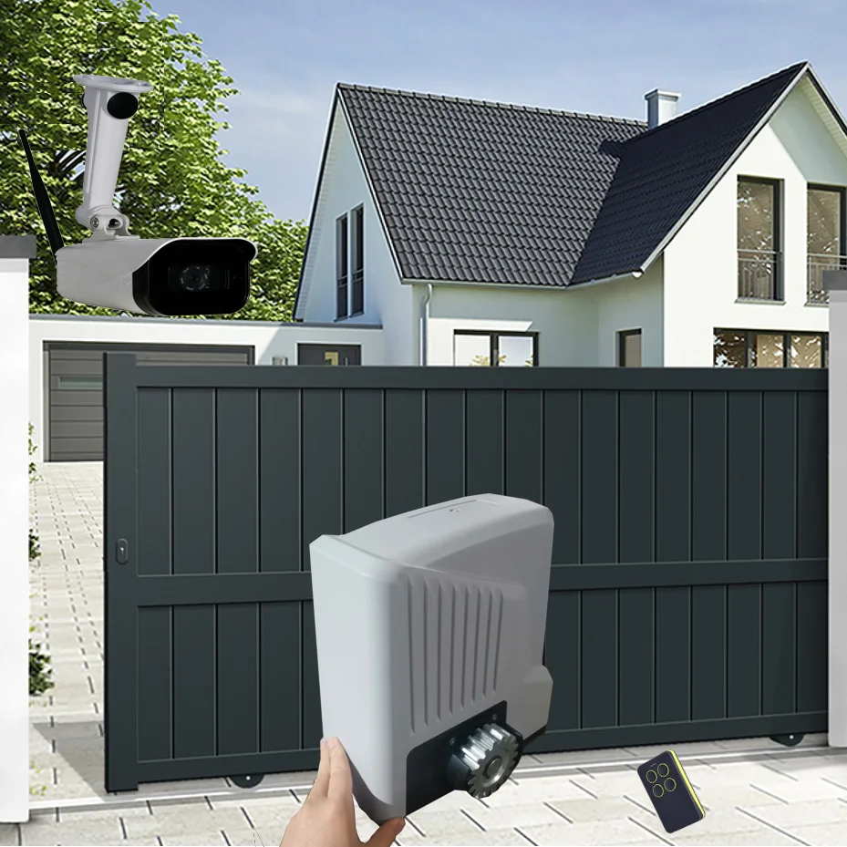 SAG19 LockMaster China Big Factory Good Price Most Popular Kit 230V Sliding Gate Motor Operator Smart Home Automation For Villa