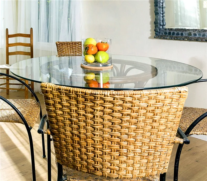 Hot sale clear tempered glass tabletop desktop toughened glass