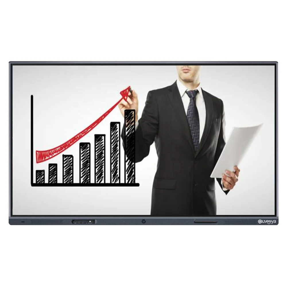 Infrared 4k lcd digital whiteboard interactive flat panel display 86 inch