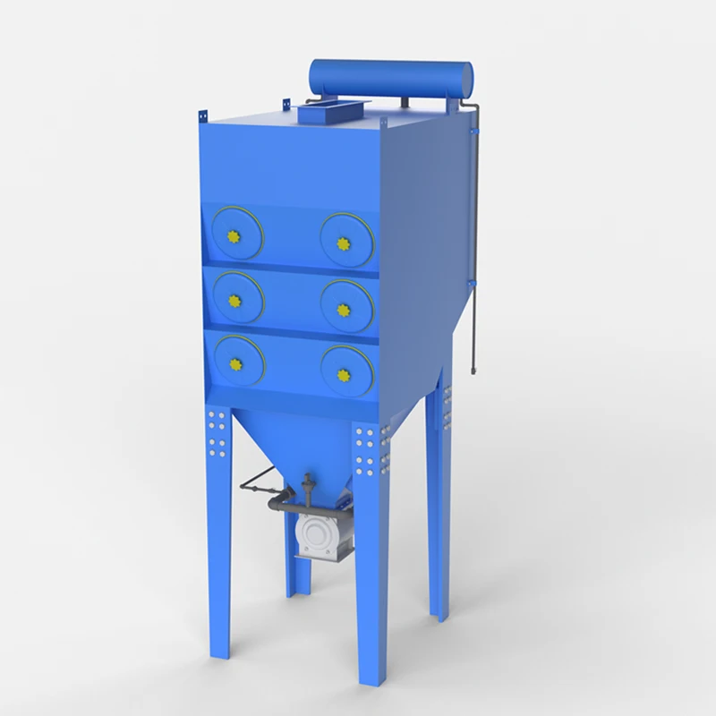 Industrial Filter Cartridge Type Dust Removal Equipment  Inclined Cartridge Dust Collector with Double Lifespan Filter Cartridge