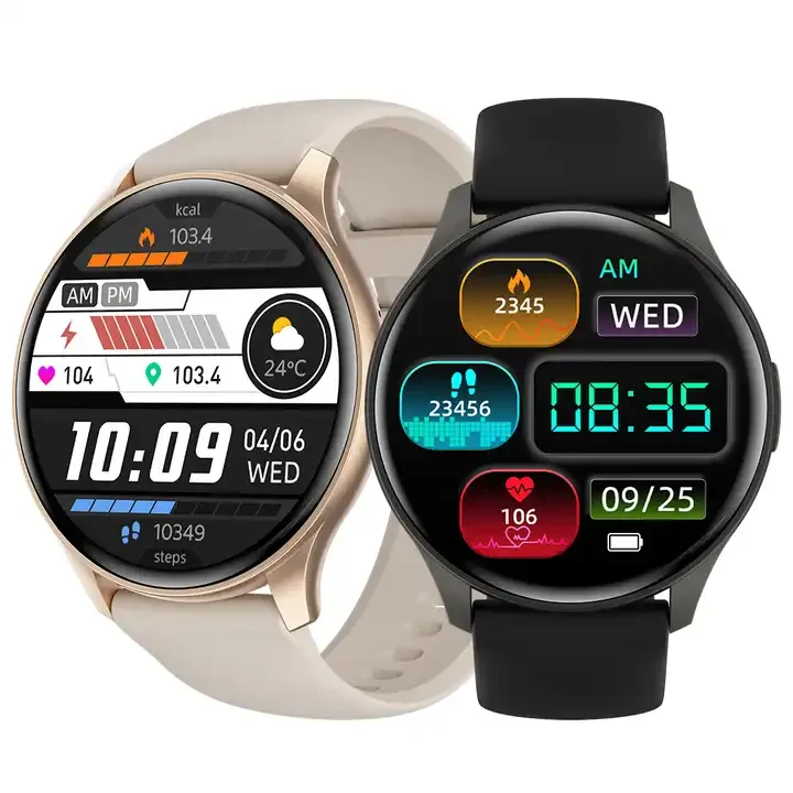 Amoled smart watch ZW60 New Blood Pressure Monitor Smart Watch Relojes Inteligentes Amoled Mujer Round Watches Men Smartwatch