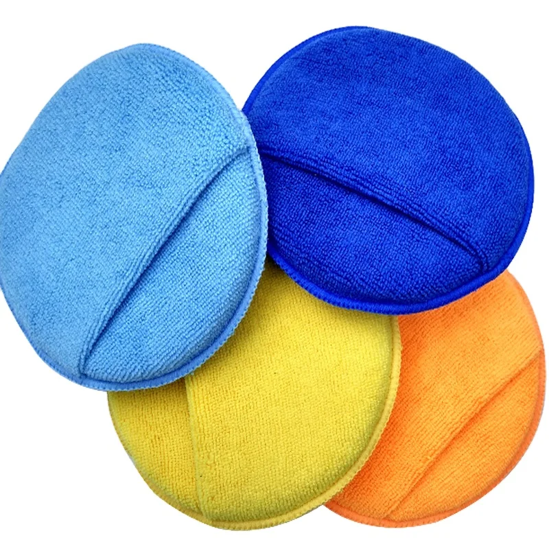 Microfiber Car Wash Sponge Wax Pad