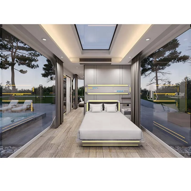 WE Model S7 Whole House Smart Home System High Quality Furniture Living Room Sofa And Bedroom Capsule House