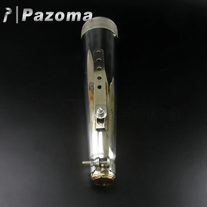 Dirt Bike Scooter Motorcycle Exhaust Muffler Silencer Universal Exhaust Pipe Muffler Exhaust Tip For 37-45mm pipe Bike