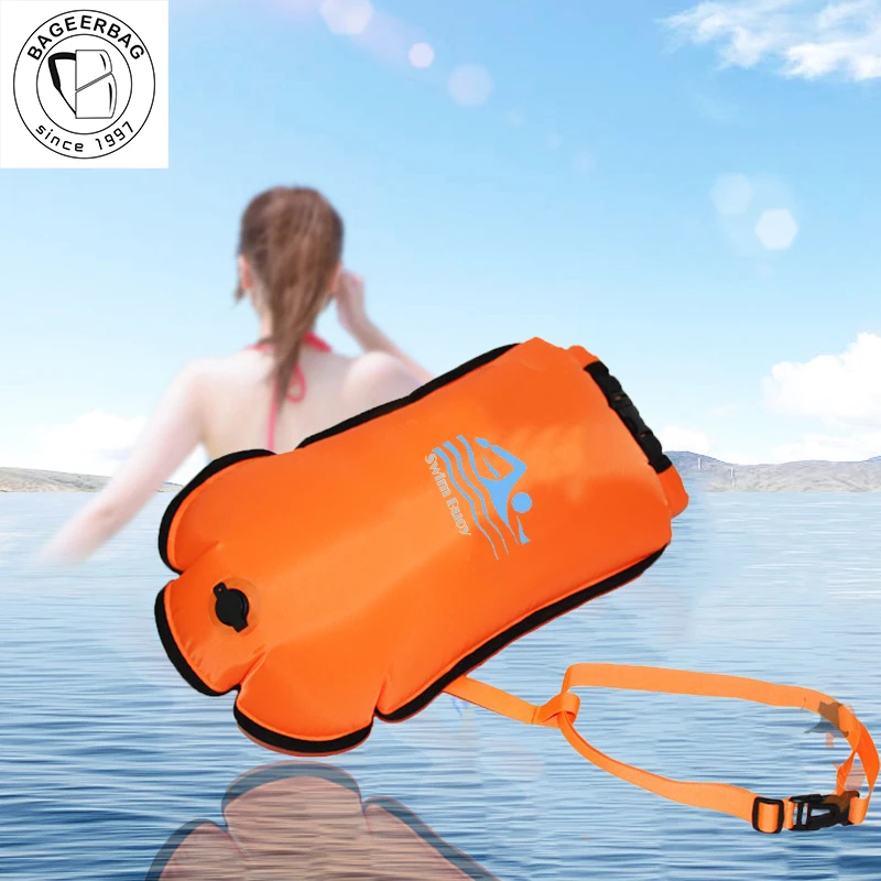 BSCI High visibility safety buoy for swimming in river, lake, sea and ocean