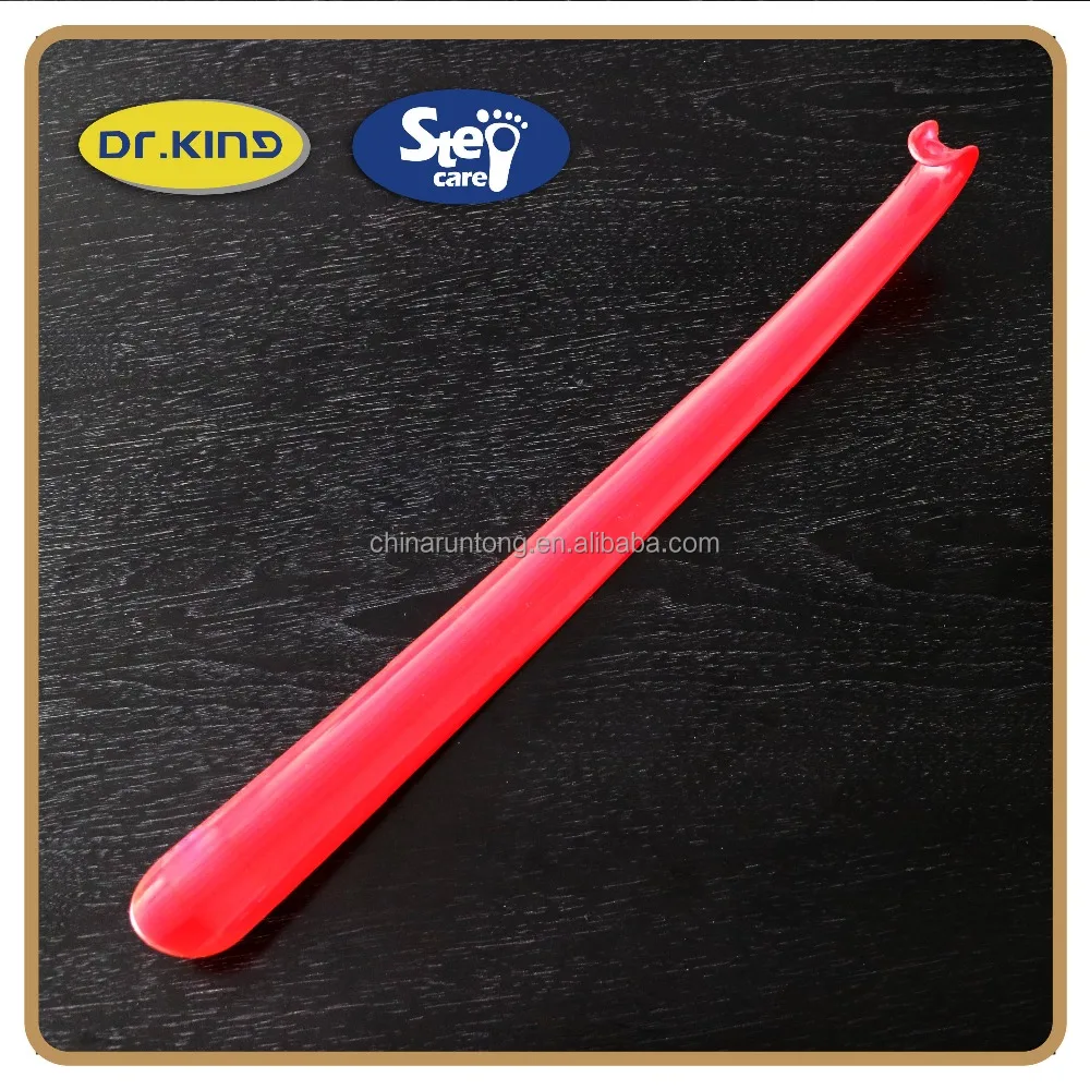 Durable feet care big shoe spoon/shoe horn long handle manufacturer