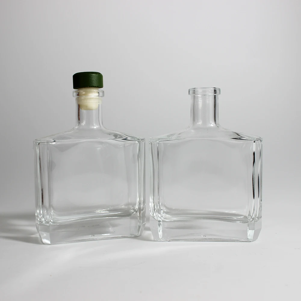100ml Alcoholic beverage juice drinks liquor wine whiskey small mini sample glass bottle with lid