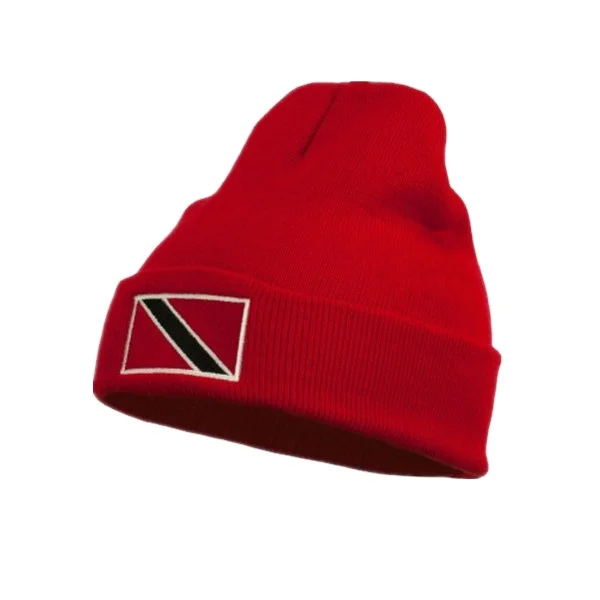 hotsale Custom White stripes Knitted Hats Warm Beanie unisex