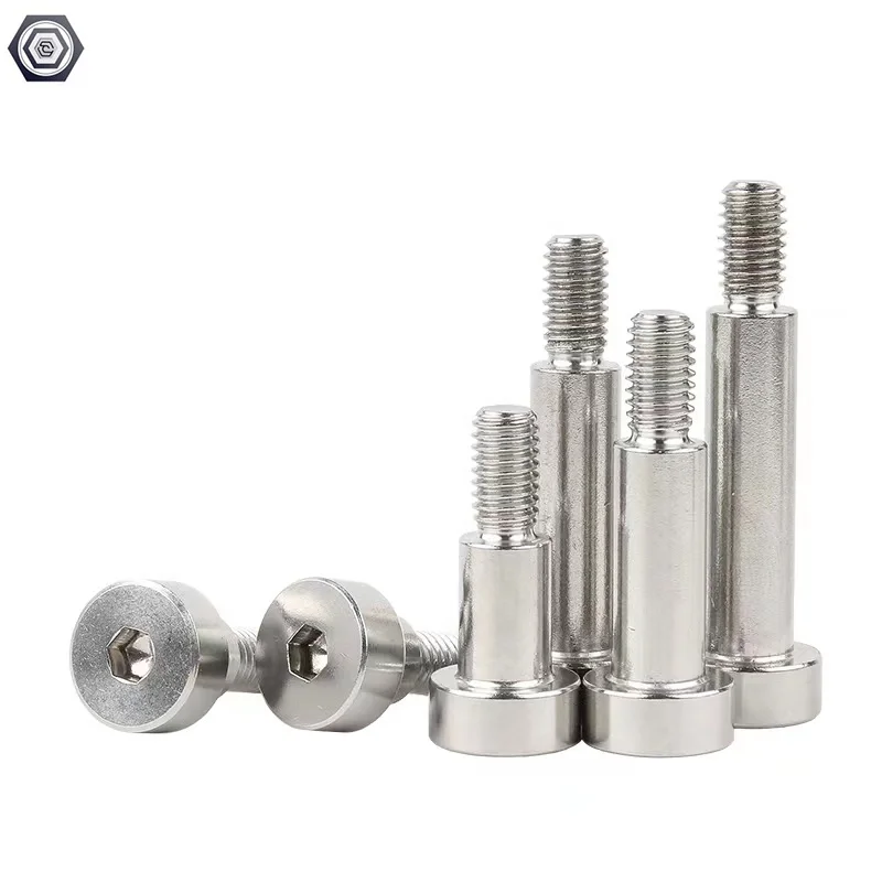ISO7379 Stainless Steel 304 Shoulder Bolt Hexagon Socket step Screw Hex Plug Screws for bearing