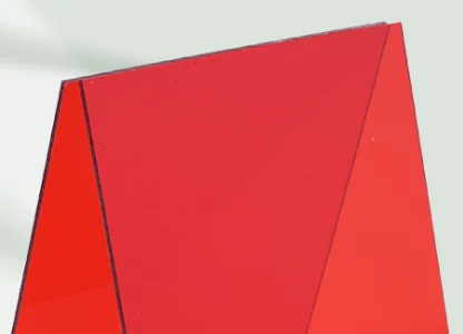 Rugged and unique design translucent polystyrene board/plastic color board