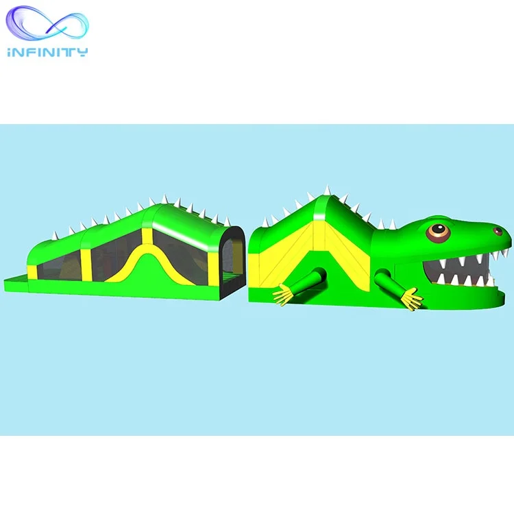 Hot Sale Lizard obstacle course inflatable maze inflatable jumping castle bouncy inflatable trampoline obstacle for adults
