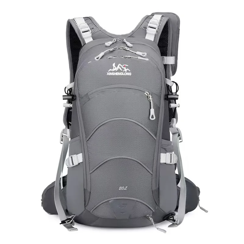 Mult-function Shoulder Strap 20L Outdoor Ladies Riding Reflective Strip Design Waterproof Hiking Bicycle Backpack