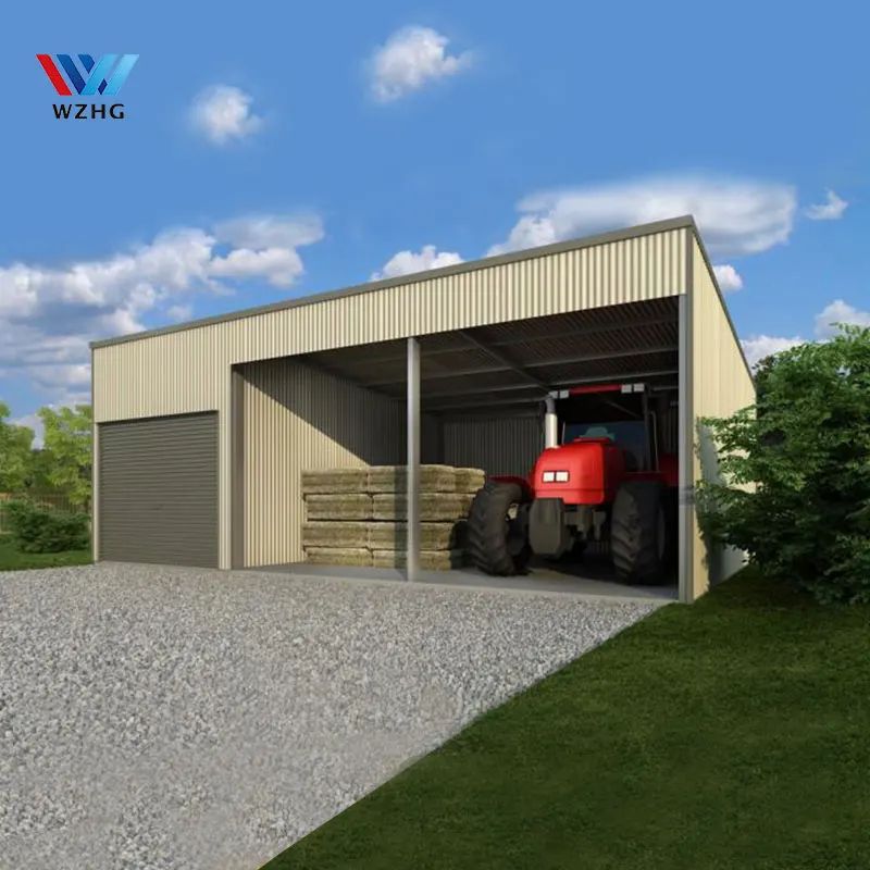 Galvanized anti-rust light gauge steel garden storage house garden tools sheds customized car garage Australia & USA standard