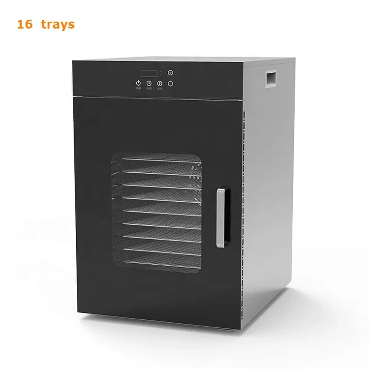 16  trays digital food fruit meat fish stainless steel food dehydrator
