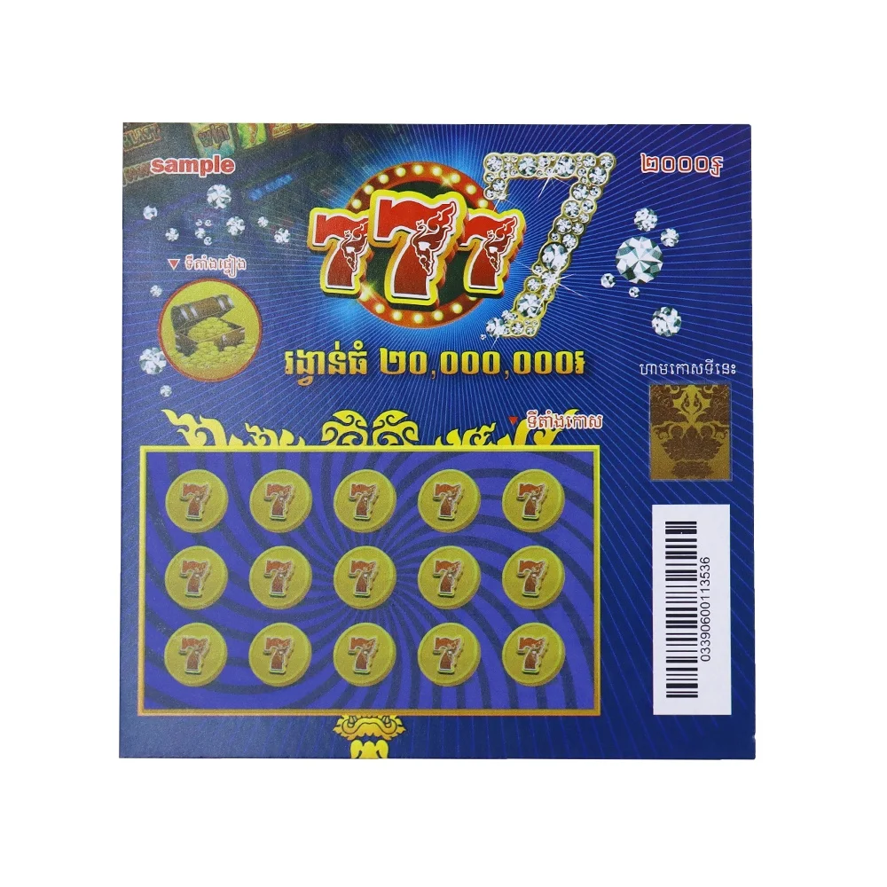 Custom printing Variable Data paper arcade game redemption lottery tickets custom raffle tickets roll