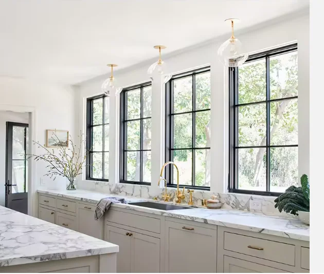 LongTai (Rokee)  10 Years Warranty  Thermal Broken Aluminium Wooden Casement Window Double Glazed Glass Windows
