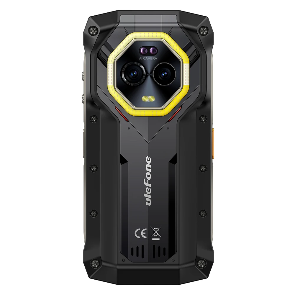 4G Rugged Smartphone 8+256GB  4.7 inch Mini Mobile Phone 6200mAh Night Vision Camera Android 14 Cellphone Ulefone Armor Mini 20