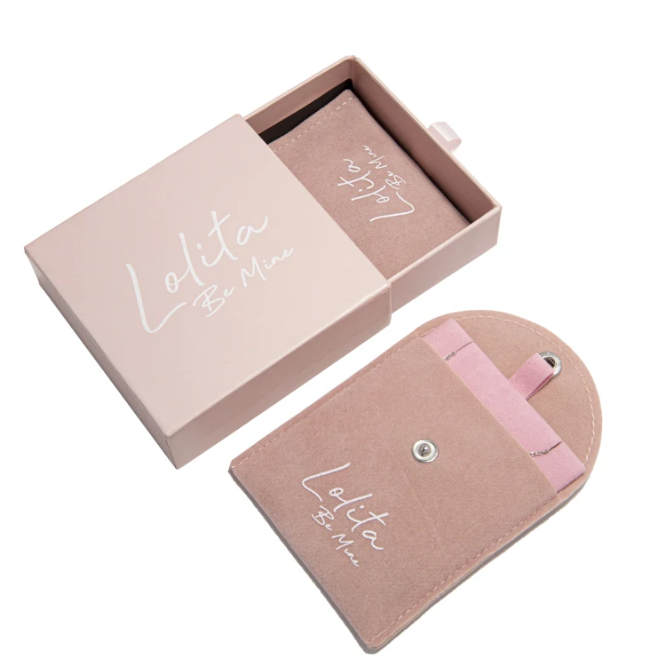 2024 Hot Custom Logo Rigid Sliding Out Drawer Box Fancy Gift Box For Jewelry Accessory Storage Retail Box With Ribbon