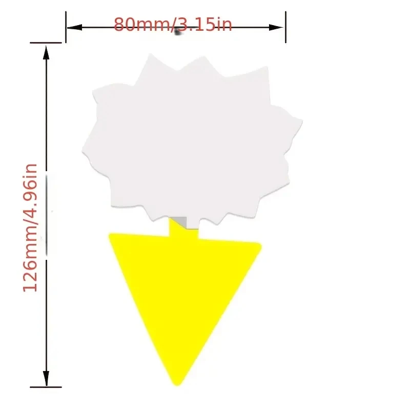Fruit Fly Gnat Killer Traps Indoor Outdoor for House Plants Sticky Yellow Catcher Trap yellow sticky traps for gnats bulk