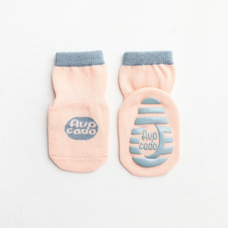 
New Newborn Baby Girls Boys Children Floor Socks Shoes Baby Socks with Rubber Soles Infant Anti Slip Soft Sole Sock 