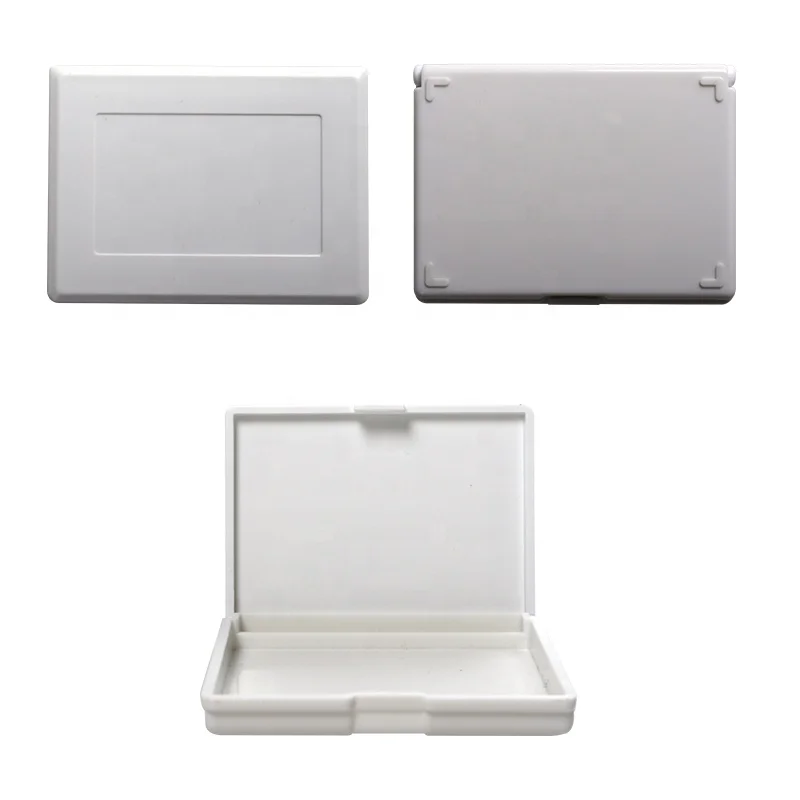 small empty watercolour plastic folding paint palette box for 12 watercolor half pan pigment block