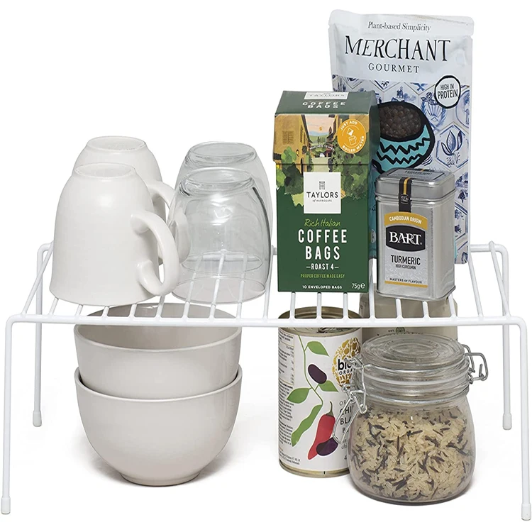 Kitchen spices small items storage steel rack single layer