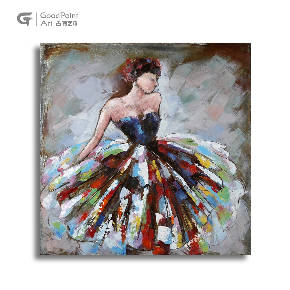 
Hot selling 3d wood products sexy nude ballet girl salon decoration 