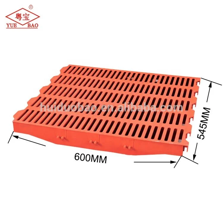 PP Plastic Farming Equipment Pig Poultry Slat Floor Flooring for Pig and Poultry Farming Slat Floor