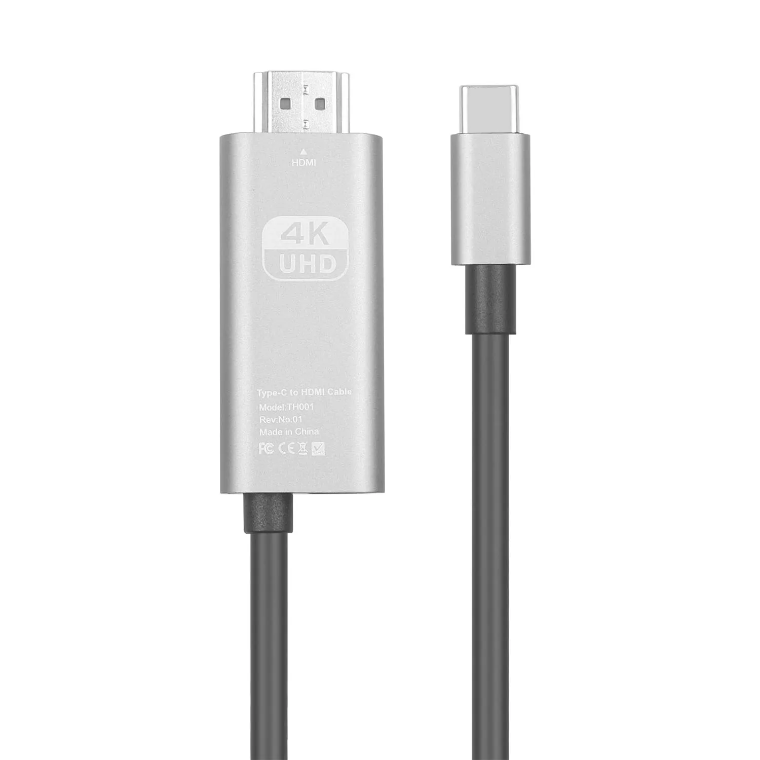 4K USB C to HDMI cable and USB C female, USB-C to HDMI adapter cable with PD60w 4k@60hz connect mobile phone to TV cable