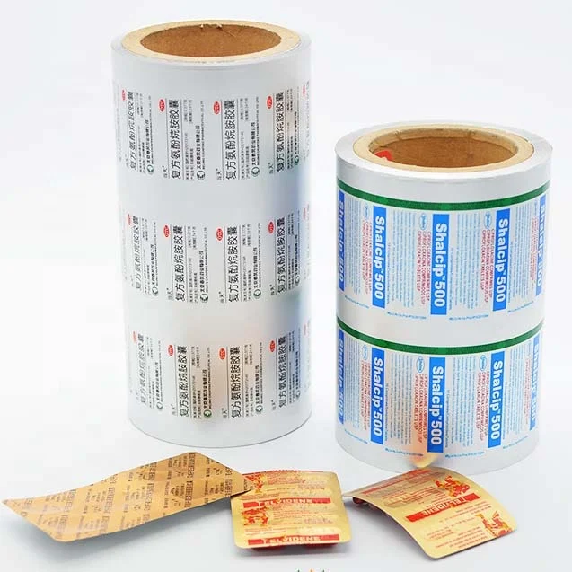 heat sealed lacquer blister ptp aluminum foil for pharmaceutical and food packaging
