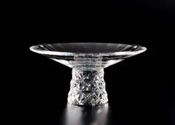 High Grade Handcrafted Crystal Glass Fruit Bowl crystal plate for home decoration