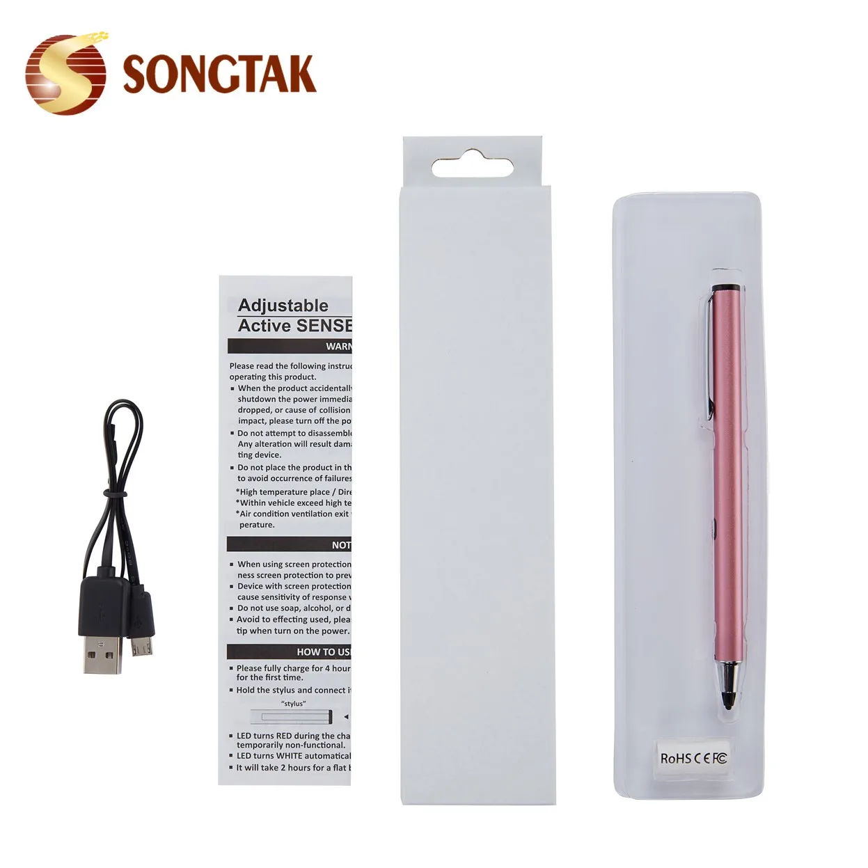 New Products Capacitive Stylus Pen Touch for ipad Smart phone with Adjustable tips