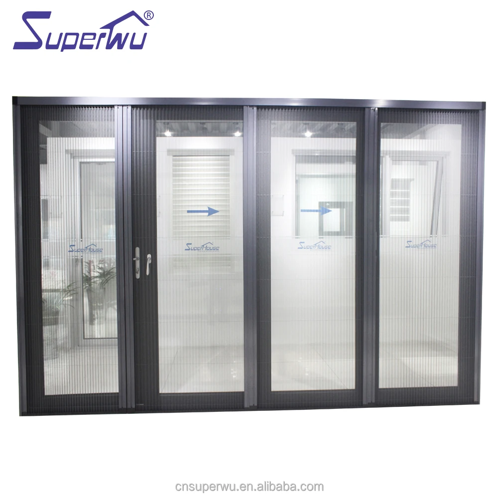 Superhouse  aluminum doors aluminium bifold patio doors outswing energy efficient bifold door