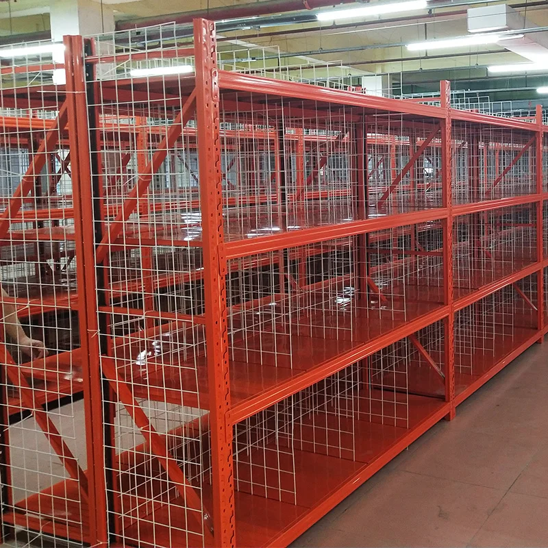 Prefab warehouse light duty shelf long span storage rack