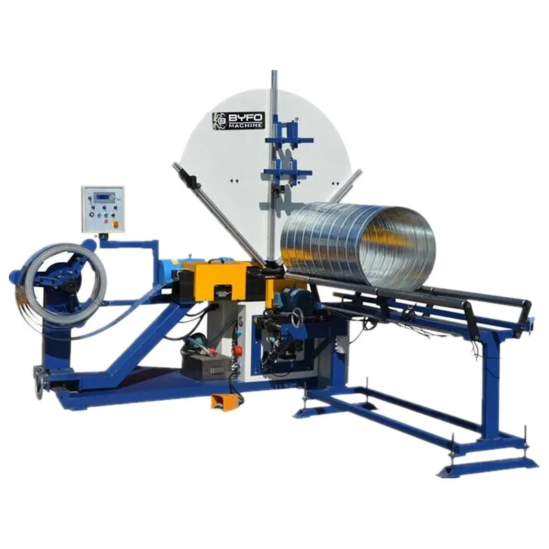 hvac air duct pipe tube making machine 1500 spiral pipe forming machine price