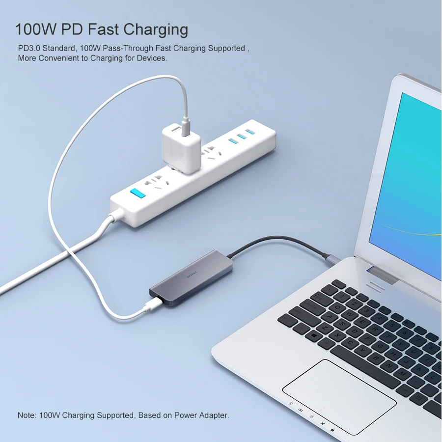 Высококачественный USB Type C адаптер концентратор 4K 30 Гц на HDMI 3.0 AUX 3 0 конвертер док-станция 5 в 1