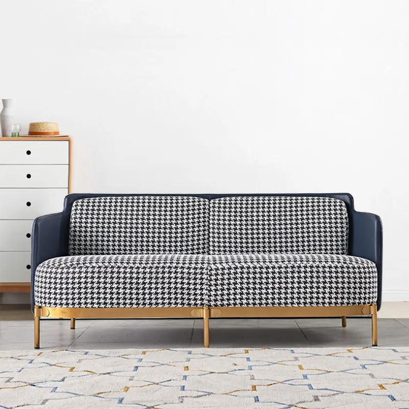 Nordic Home Furniture Light Luxury Hotel Sofa Chairs Modern Solid Wood  Living Room Fabric leather Lounge Single Chairs