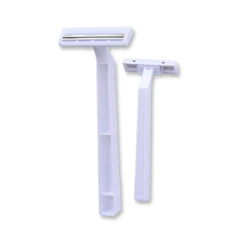 Factory Twin Stainless Steel Blade Disposable Rubber Handle Shaving Razor