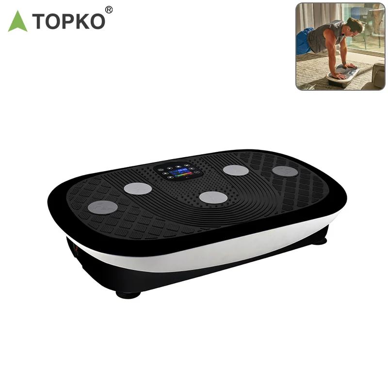 TOPKO Wholesale Home Gym Fitness 3D Vibration Exercise Plate for Fat Burning Body Workout Vibration Plate Exercise Machine