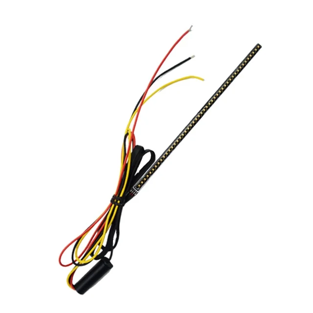 Multicolor Red Amber Blue Green Tail Light Plasma Rods Tail Light Motorcycle Custom