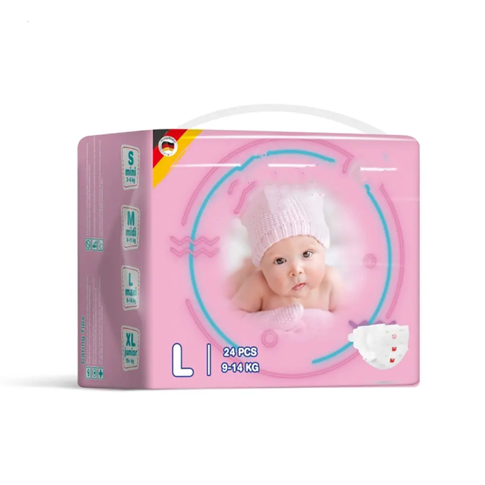 Quick Absorbent Disposable Baby Diaper Disposable soft Baby Diapers Good Quality breathable Baby Diapers