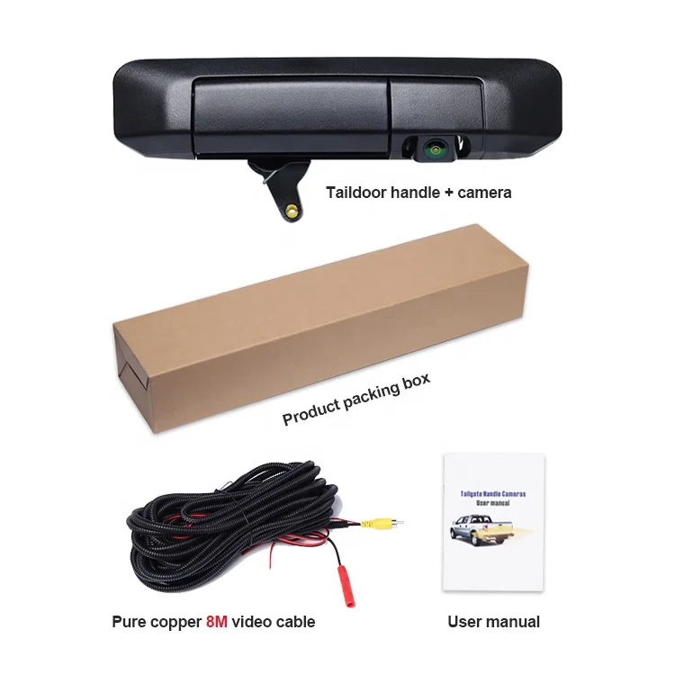 Customized 1080P AHD Car Rear View Camera For Toyota Tacoma 2005-2015 Tailgate Handle Pickup Truck Night Vision Camera