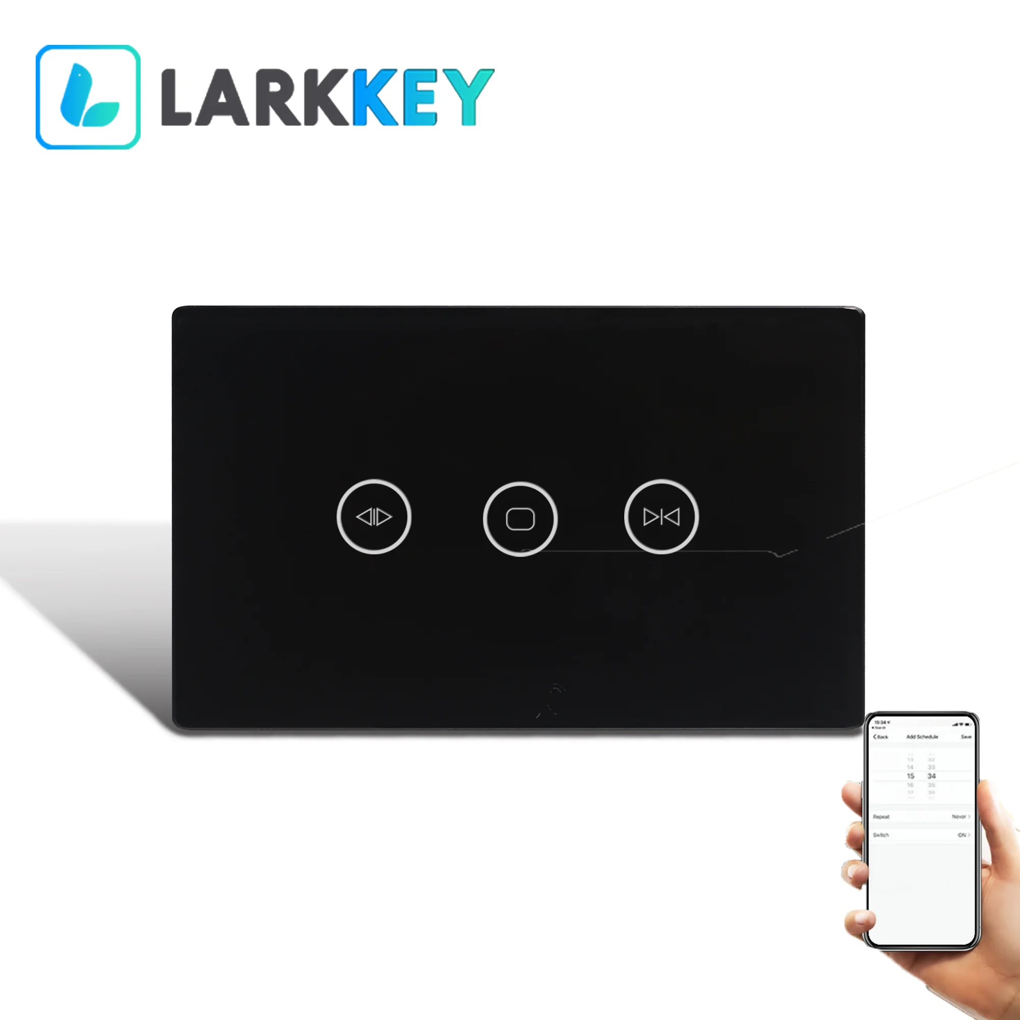 Модуль переключателя Larkkey Wifi с функцией мониторинга энергии умный Wifi RF модуль переключателя для штор Tuya