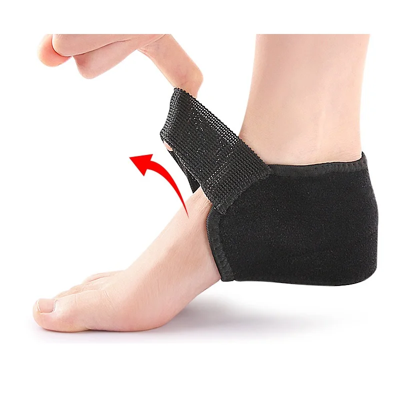 Invisible Height Increase Heel Protection Cover Shock Absorb Heel Cup Cushion Foot Care Protector Inserts Heel Lift Shoe Pads