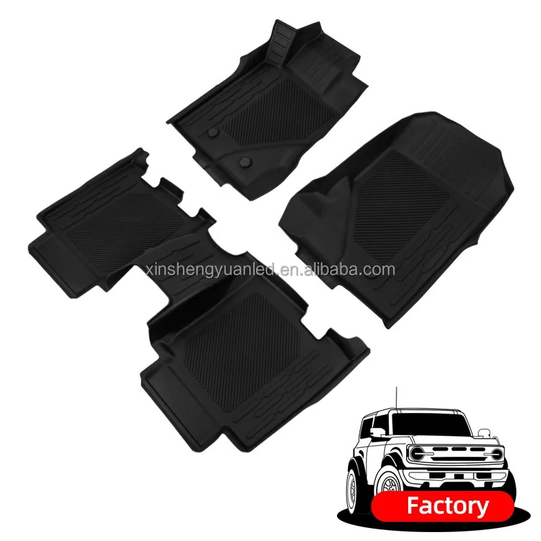 roof rack front and rear bumper for ford bronco accessories parts 2021-2023 headlights hood flag foot pedal bronco side step
