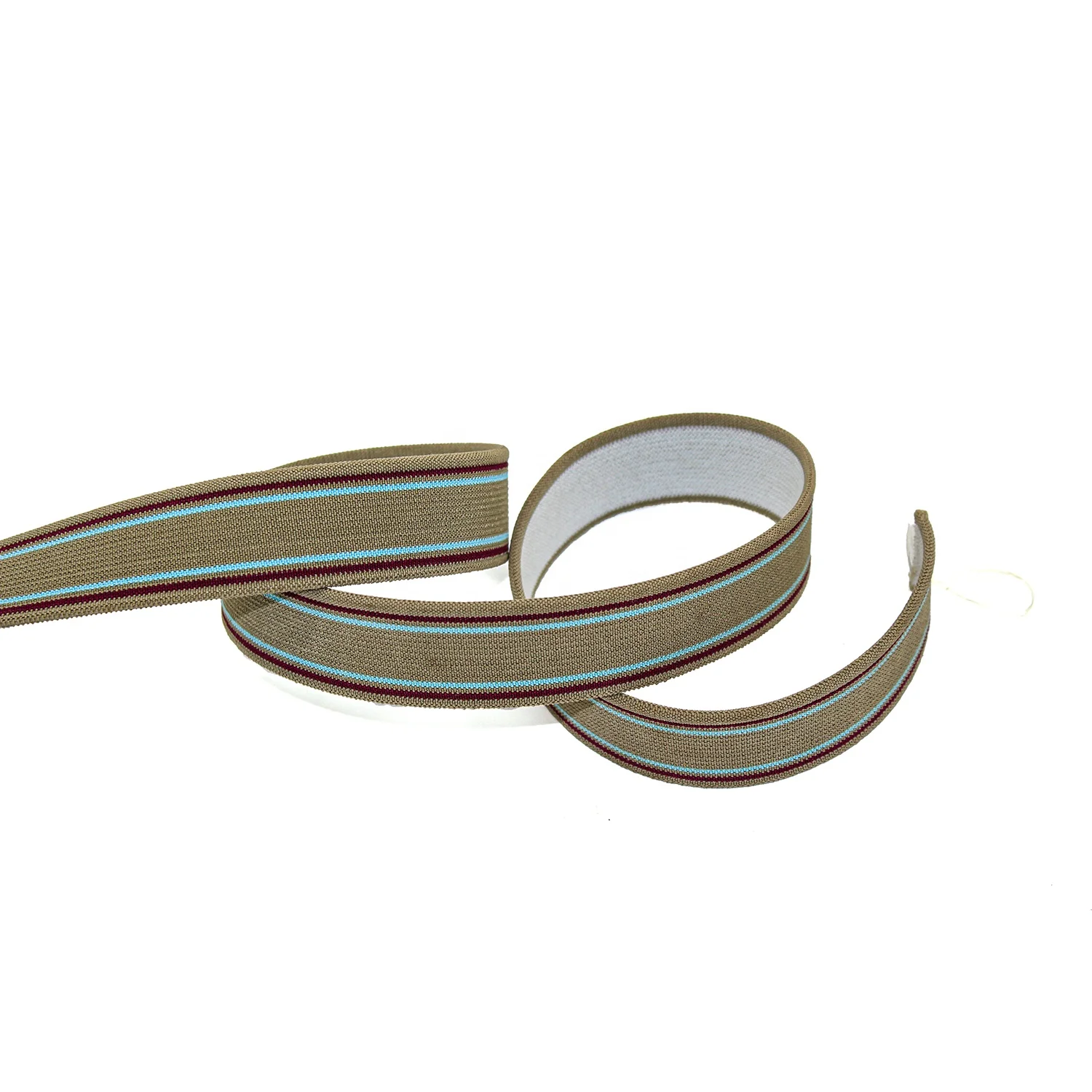 Factory Custom Color Polyester Thick Woven High Elastic Band Harness Saddle Webbing Inter Color Elastic For Horses