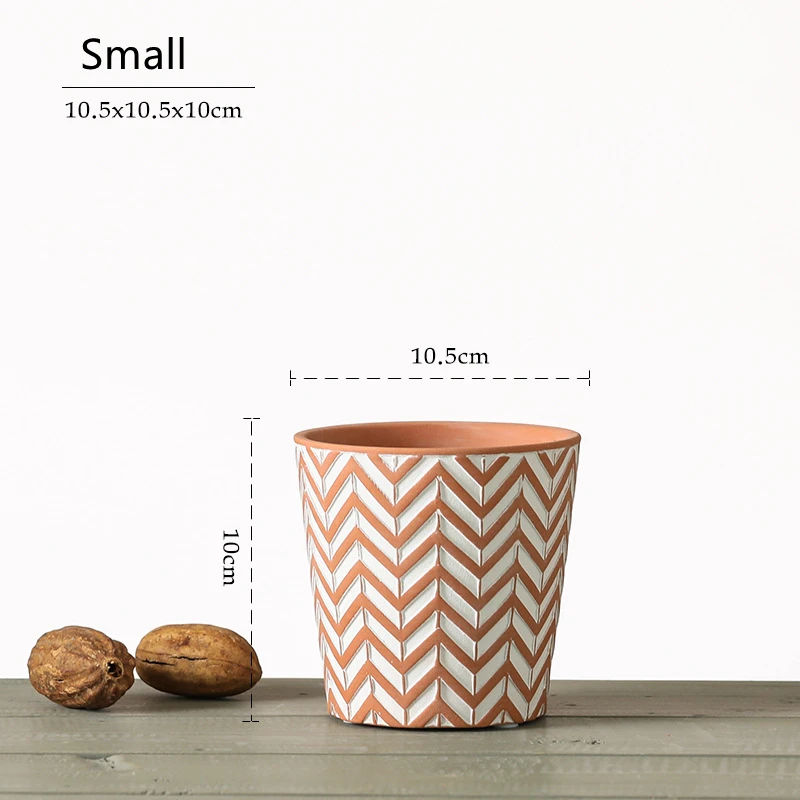 Лидер продаж дышащий горшок для цветов из красной керамики